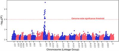 Genome-wide association study for Streptococcus iniae in Nile tilapia (Oreochromis niloticus) identifies a significant QTL for disease resistance